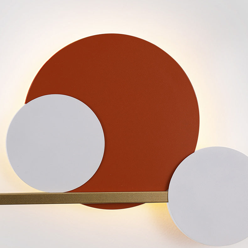 Stitching Circle Iron Acrylic Wall Lamp