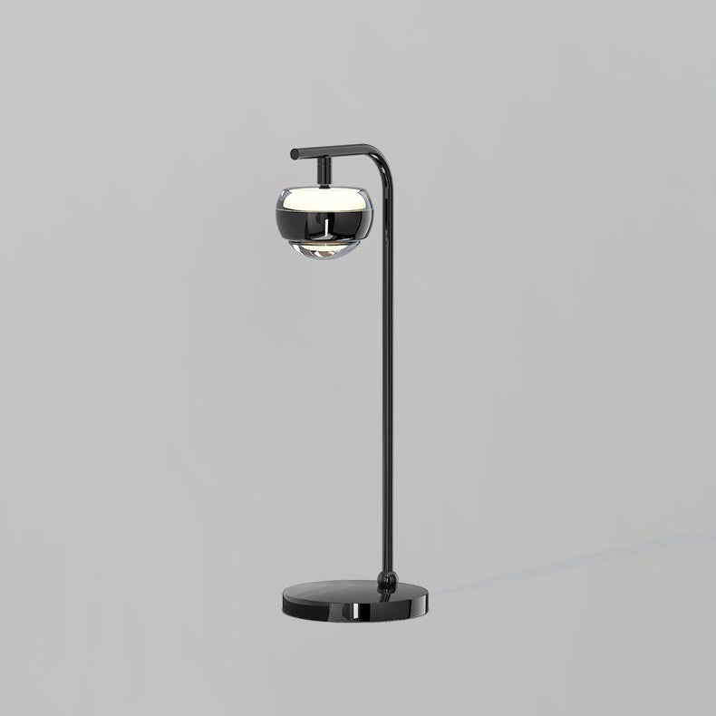 Orb Acrylic Aluminum Iron Table Lamp