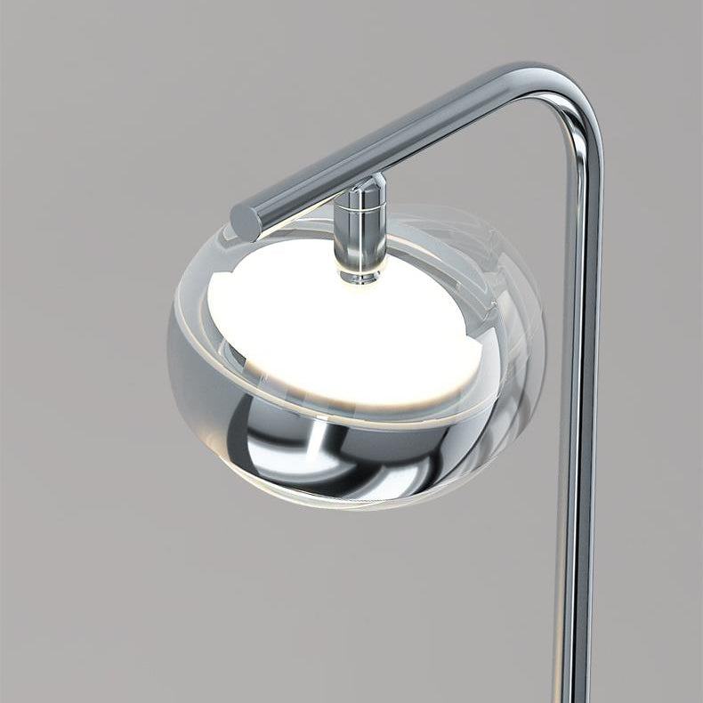 Orb Acrylic Aluminum Iron Table Lamp