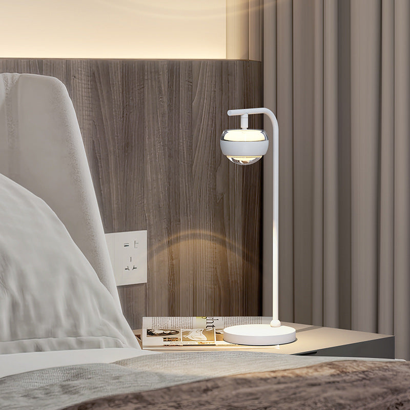 Orb Acrylic Aluminum Iron Table Lamp