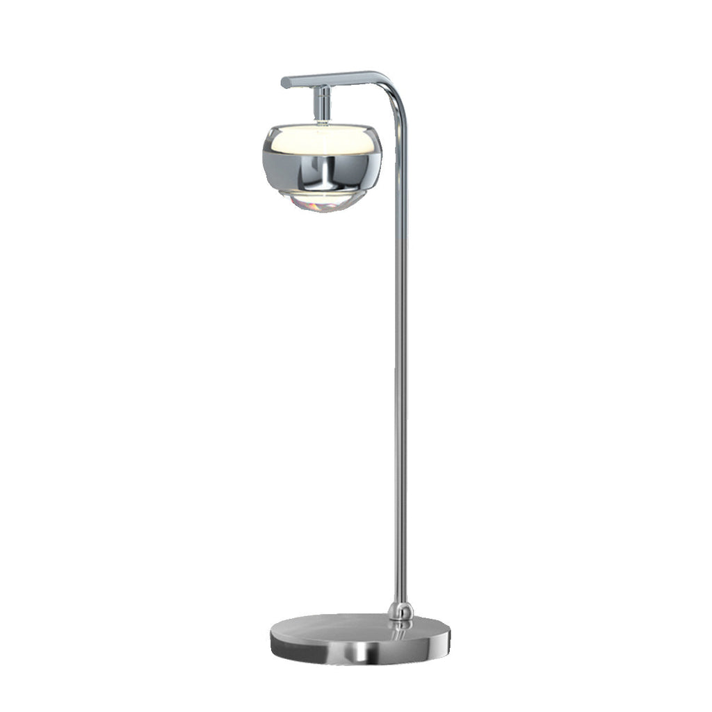Orb Acrylic Aluminum Iron Table Lamp