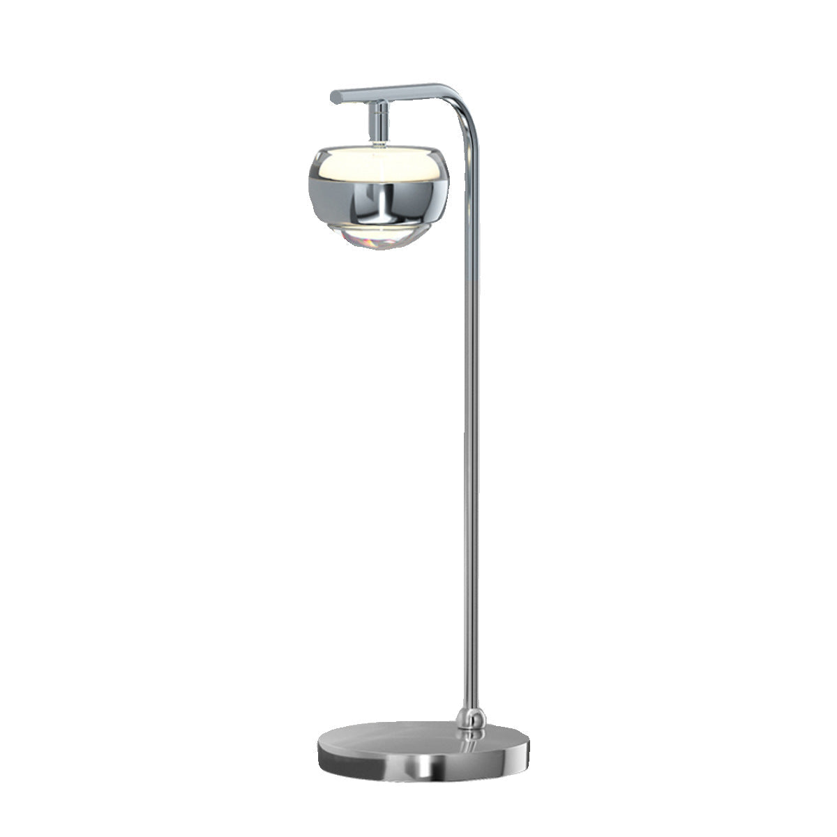 Orb Acrylic Aluminum Iron Table Lamp