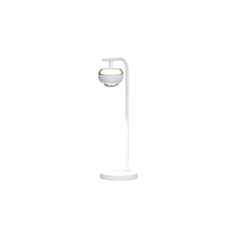 Orb Acrylic Aluminum Iron Table Lamp
