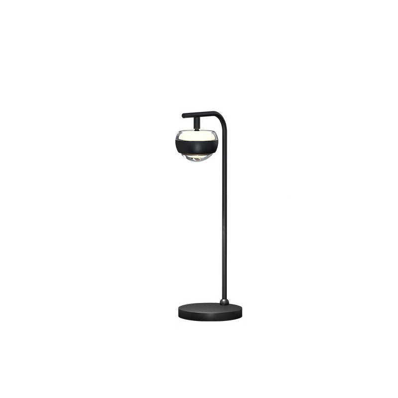 Orb Acrylic Aluminum Iron Table Lamp