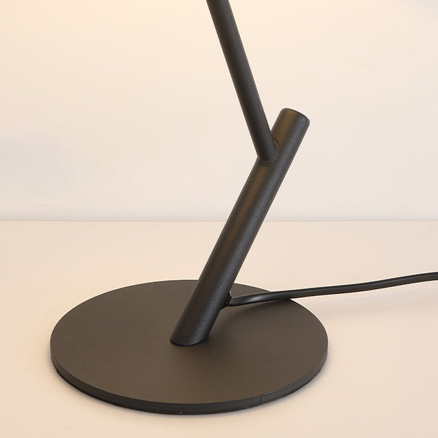 Umbrella Shape Fabric Lampshade Table Lamp