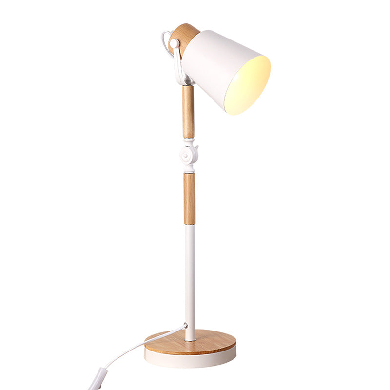 Trapezoid Bendable Iron Lampshade Table Lamp