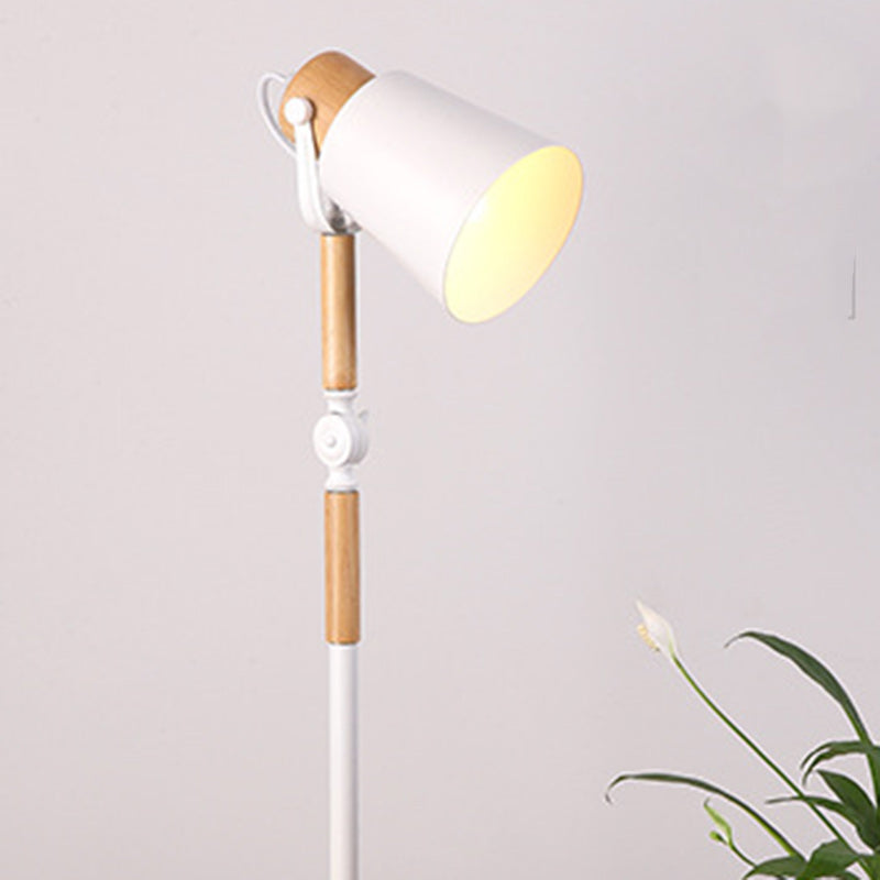 Trapezoid Bendable Iron Lampshade Table Lamp