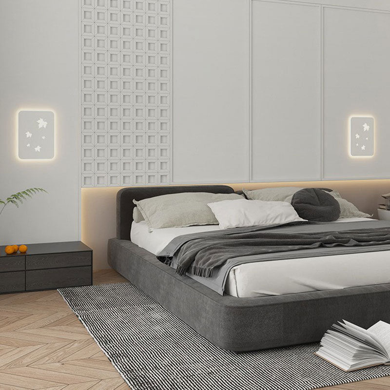 Rectangular Maple Leaves Full Wall Lamp