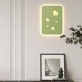 Rectangular Maple Leaves Full Wall Lamp