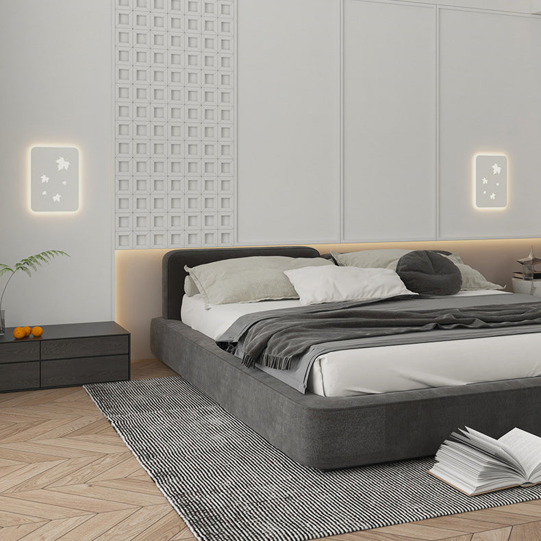 Rectangular Maple Leaves Full Wall Lamp