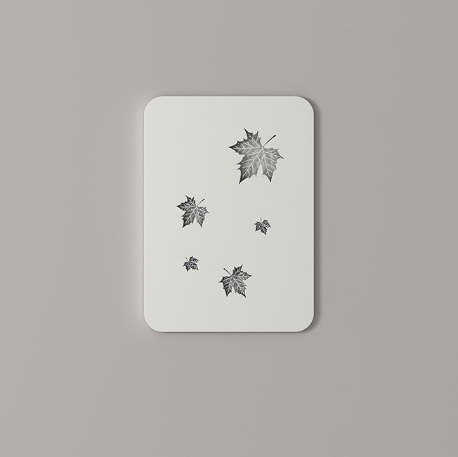 Rectangular Maple Leaves Full Wall Lamp