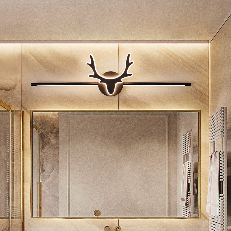 Deer Iron Acrylic Vanity Wall Lamp