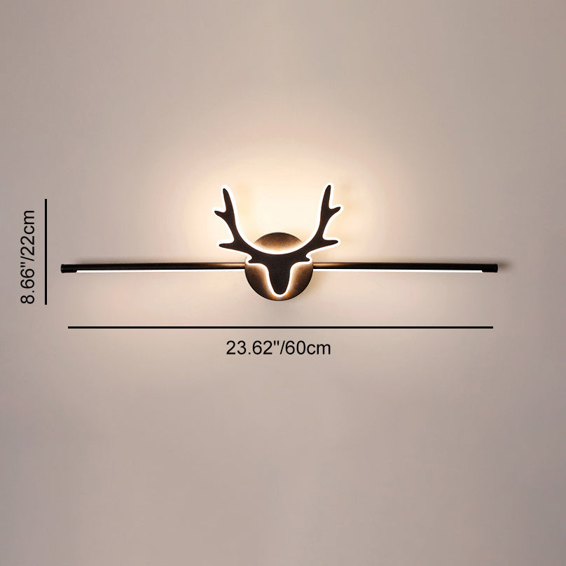 Deer Iron Acrylic Vanity Wall Lamp