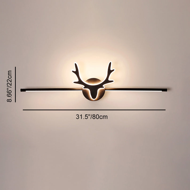 Deer Iron Acrylic Vanity Wall Lamp