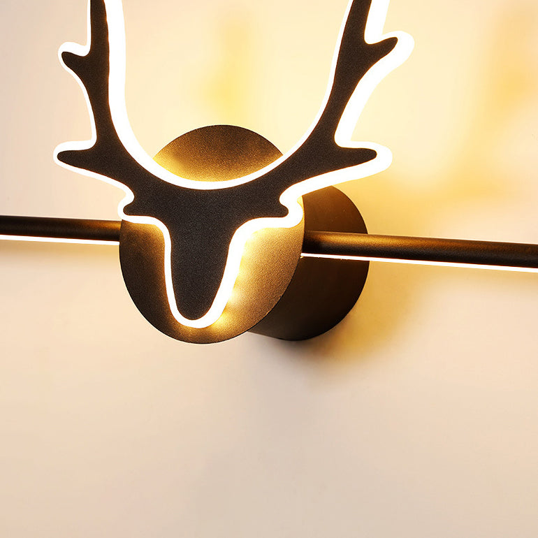 Deer Iron Acrylic Vanity Wall Lamp