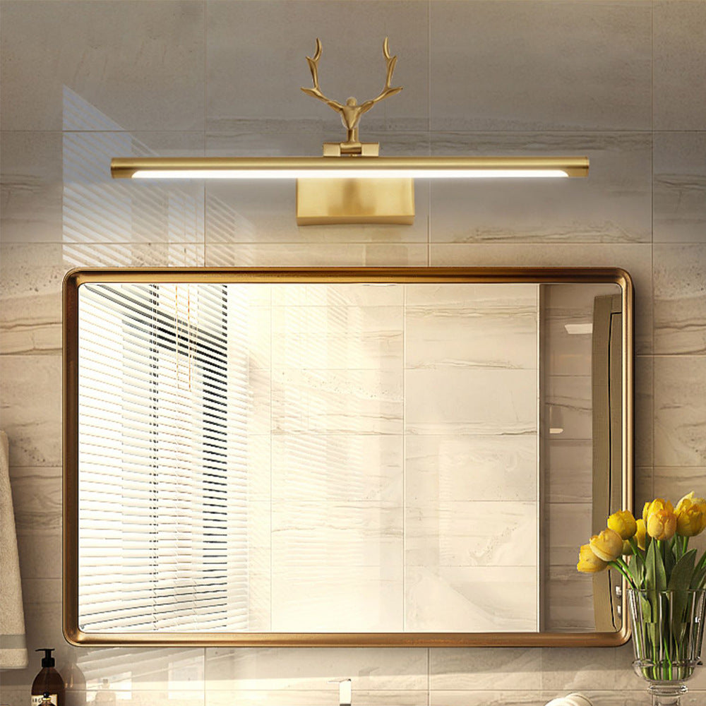 Deer Full Copper Acrylic Wall Lamp