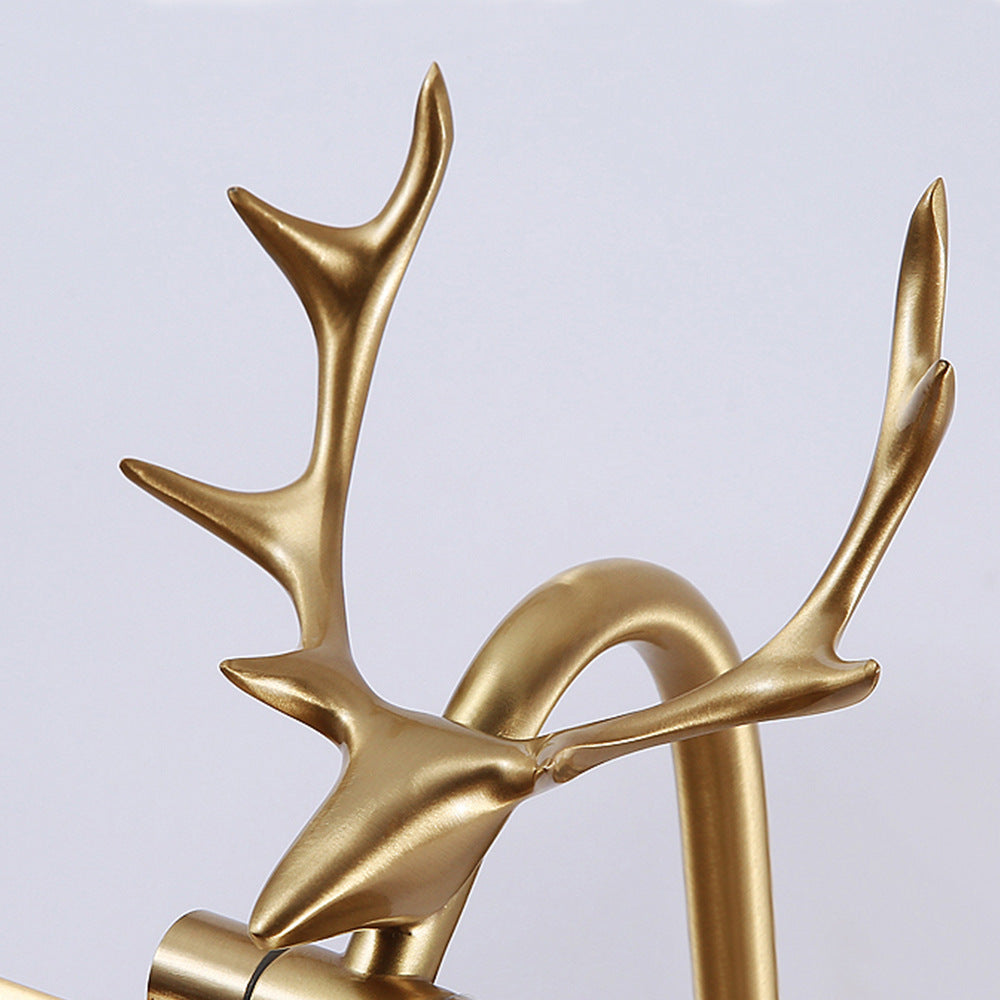 Deer Full Copper Acrylic Wall Lamp
