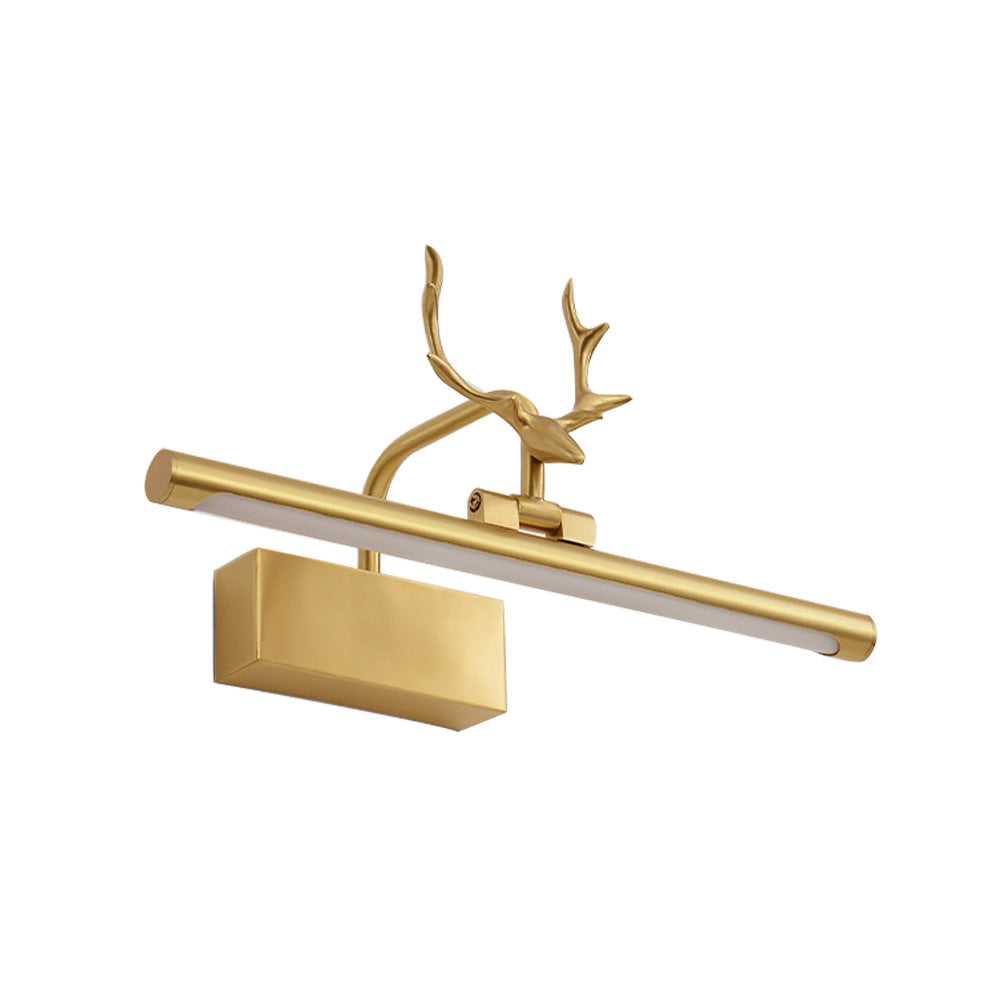 Deer Full Copper Acrylic Wall Lamp