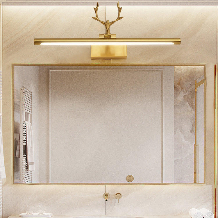 Deer Full Copper Acrylic Wall Lamp