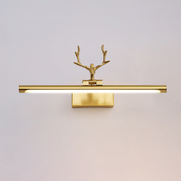 Deer Full Copper Acrylic Wall Lamp