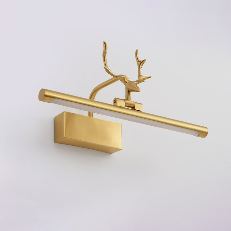 Deer Full Copper Acrylic Wall Lamp