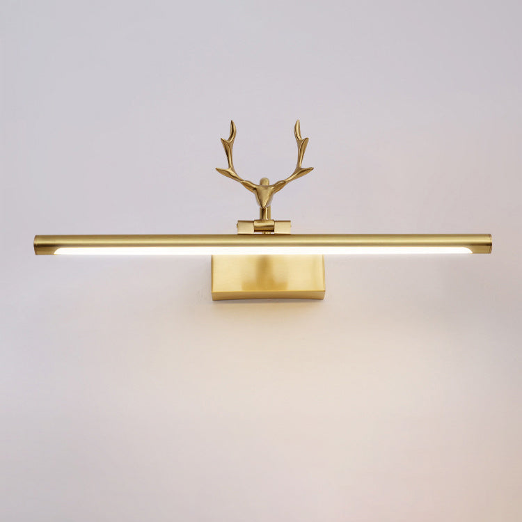 Deer Full Copper Acrylic Wall Lamp