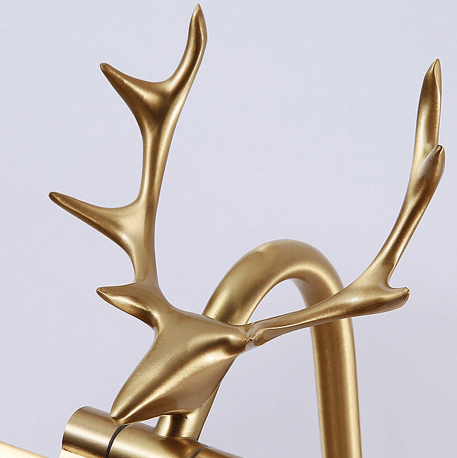 Deer Full Copper Acrylic Wall Lamp
