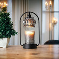 Bud Glass Lampshade Round Table Lamp