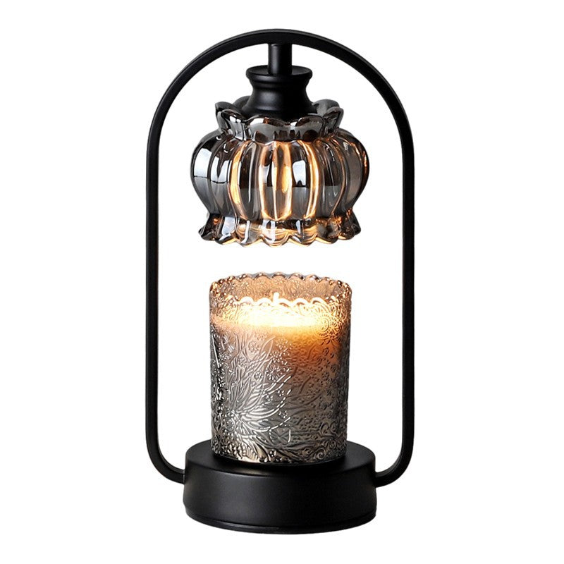Bud Glass Lampshade Round Table Lamp