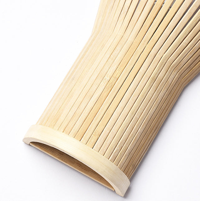 Vertical Broom Shape Bamboo Wall Lamp