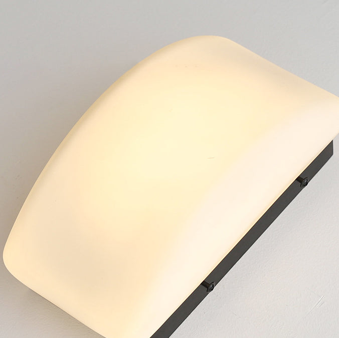 Rectangle Half Arc Iron Wall Lamp