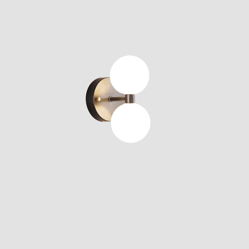 Orbs Acrylic Copper 2/4 2-Light Wall Lamp