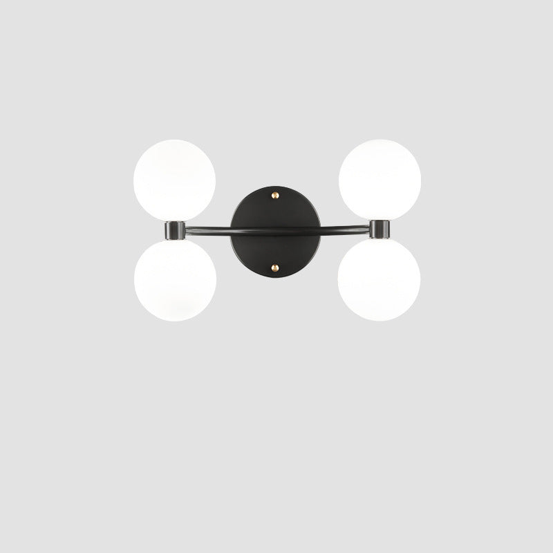 Orbs Acrylic Copper 2/4 2-Light Wall Lamp
