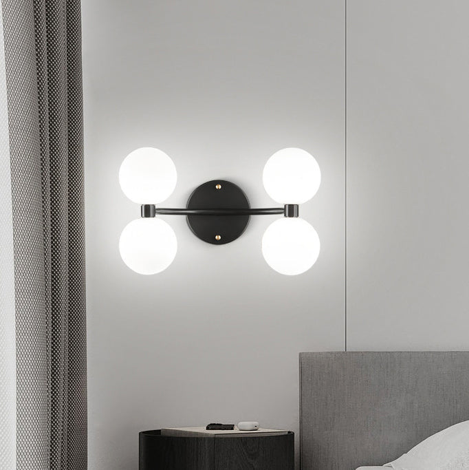 Orbs Acrylic Copper 2/4 2-Light Wall Lamp