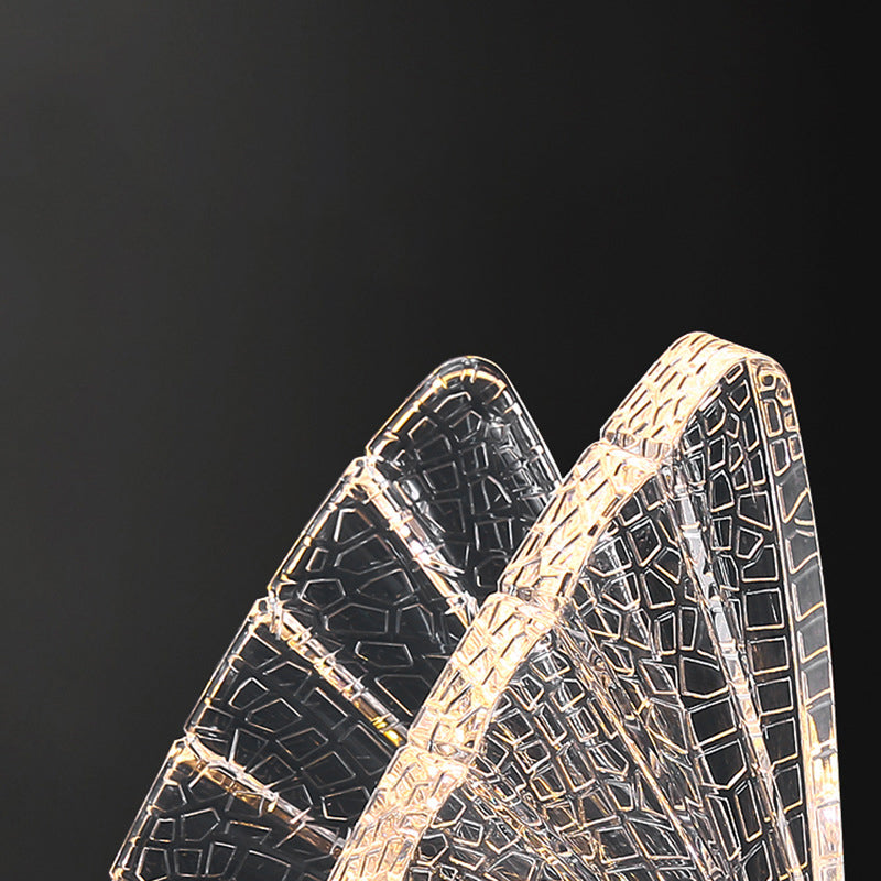 Butterfly Acrylic Lampshade Iron Wall Lamp