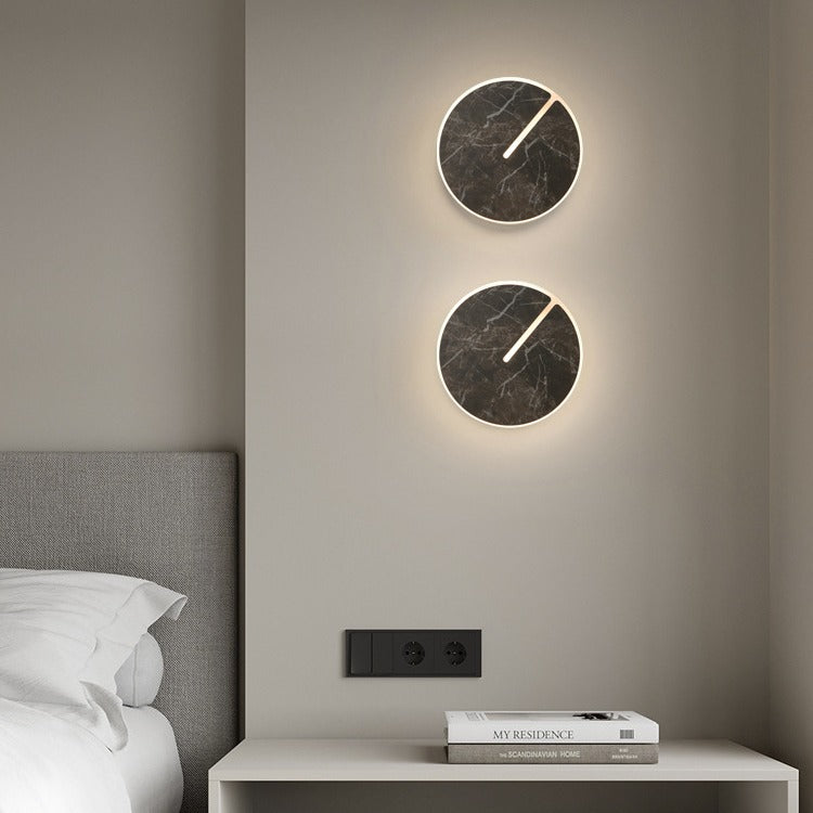 Acrylic Iron Rock Board Wall Lamp
