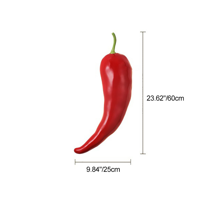 Chili Resin Glass Dining Wall Lamp