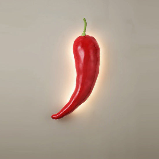 Chili Resin Glass Dining Wall Lamp