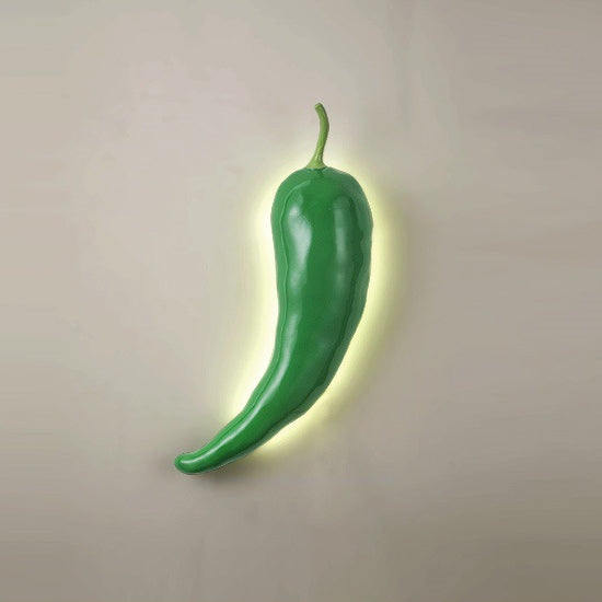 Chili Resin Glass Dining Wall Lamp