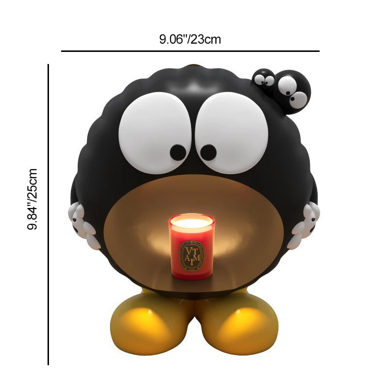 Briquettes Resin Lampshade Melting Table Lamp