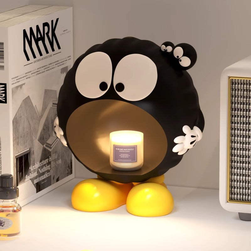 Briquettes Resin Lampshade Melting Table Lamp