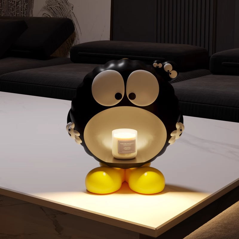 Briquettes Resin Lampshade Melting Table Lamp