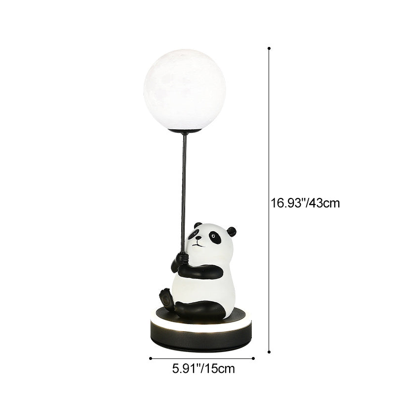 Panda Resin PVC Lampshade Table Lamp