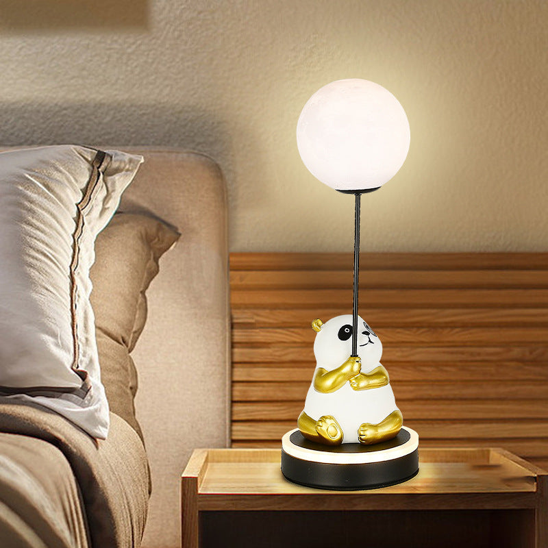 Panda Resin PVC Lampshade Table Lamp