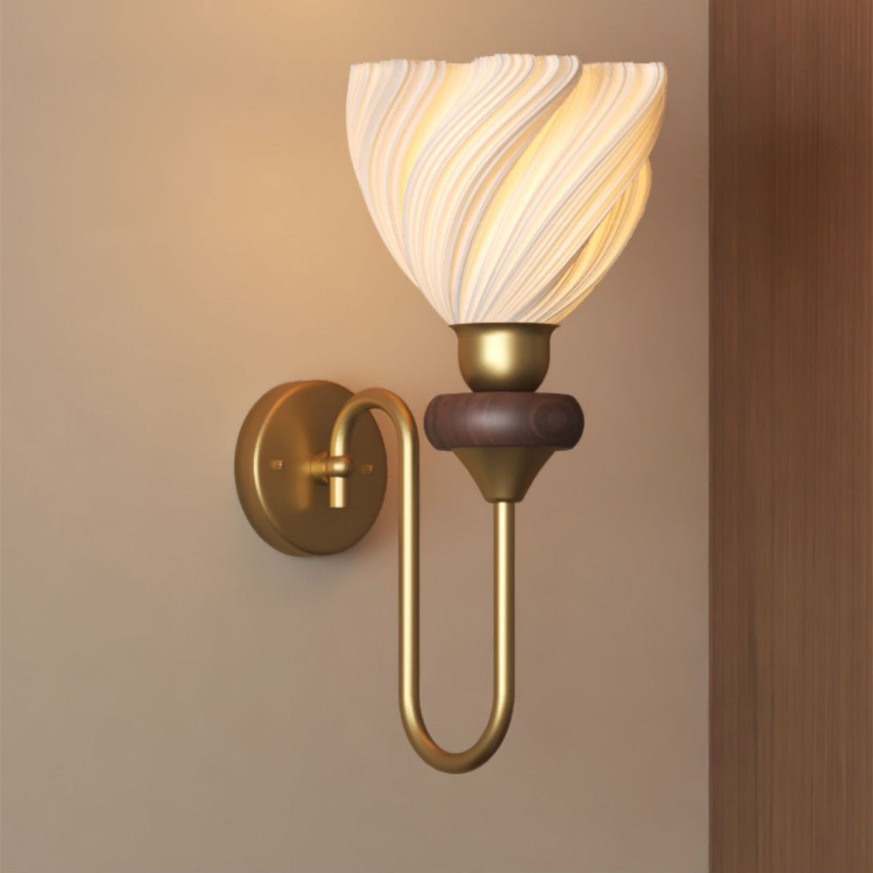Skirt Swing PLA Lampshade Wall Lamp
