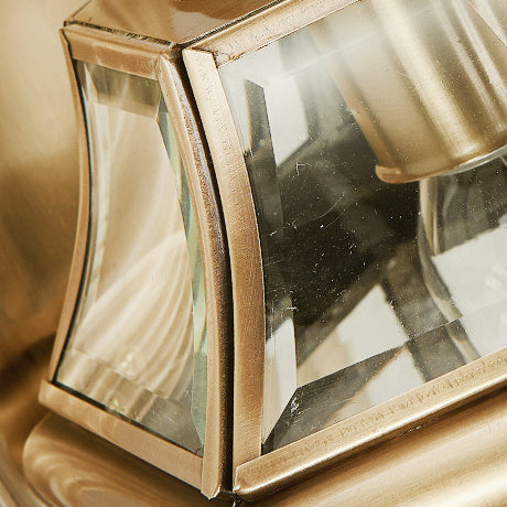 Copper Glass Lampshade Patio Outdoor Light