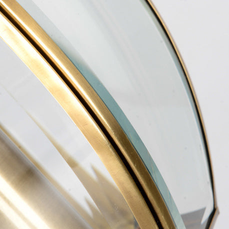Copper Glass Lampshade Patio Outdoor Light