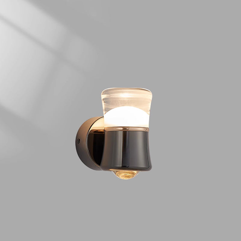 Cylinder Aluminum Iron Optical Wall Lamp