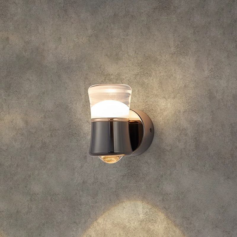 Cylinder Aluminum Iron Optical Wall Lamp
