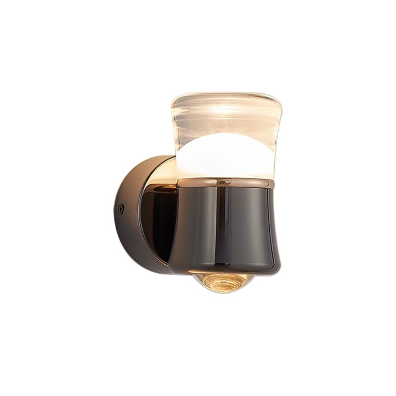 Cylinder Aluminum Iron Optical Wall Lamp
